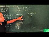 489 / Equations de droites - Systèmes linéaires / Résoudre un système d'équation (2)