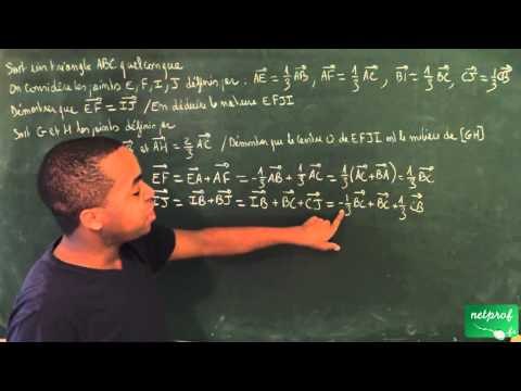 423 / Vecteurs / Construire des points et démontrer avec les vecteurs (2)