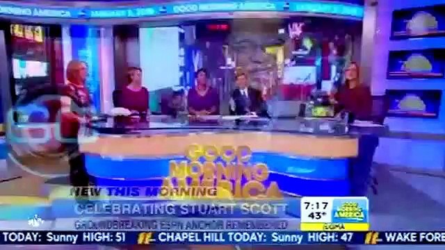 Robin Roberts Remembers Stuart Scott Good Morning America Stuart Scott