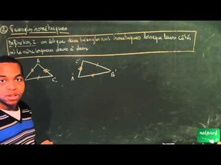 ADK / Triangles isométriques et semblables / Définition de deux triangles isométriques