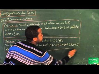 ACW / Configurations du plan / Théorèmes des milieux