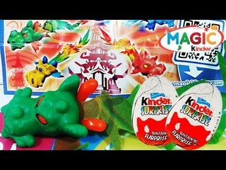 Gomove Żółty smok i niebieski potwór -Jajka niespodzianki- Baw się z nami