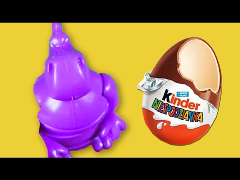 Słoń, wesołe wiewiórki, ośmiornica, smok, niedżwiadek- Jajka niespodzianki- Baw się z nami