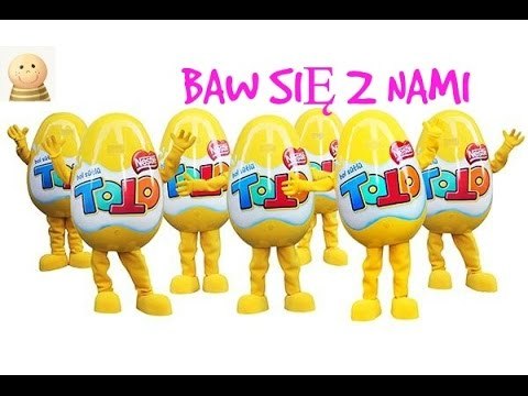 Baw się z nami: Jajka niespodzianki TOTO- 4 zabawki