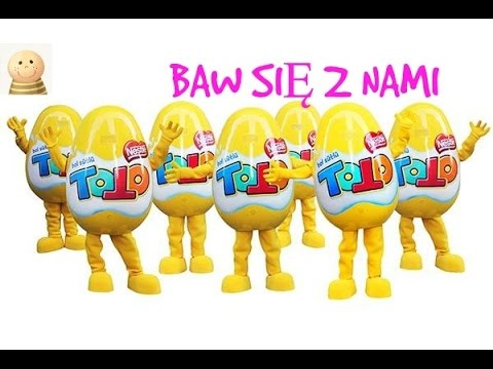 Baw się z nami: Jajka niespodzianki TOTO- 4 zabawki