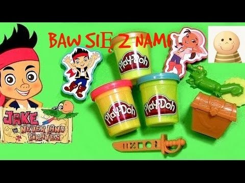 Ciastolina Play Doh- Jake i piraci z Nibylandii- Baw się z nami