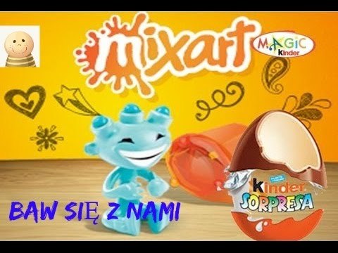 Baw się z nami- Jajka niespodzianki-3 zabawki-Mixart