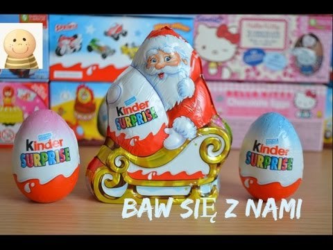 Baw się z nami: Boże Narodzenie Świąteczne jajko kinder niespodzianka