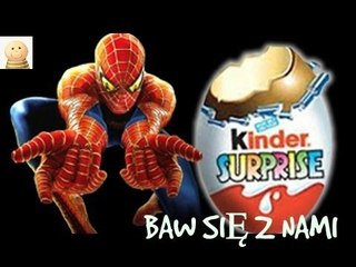 Baw się z nami: Jajka niespodzianki  21 zabawek  Spiderman, Samochody, Kajtuś