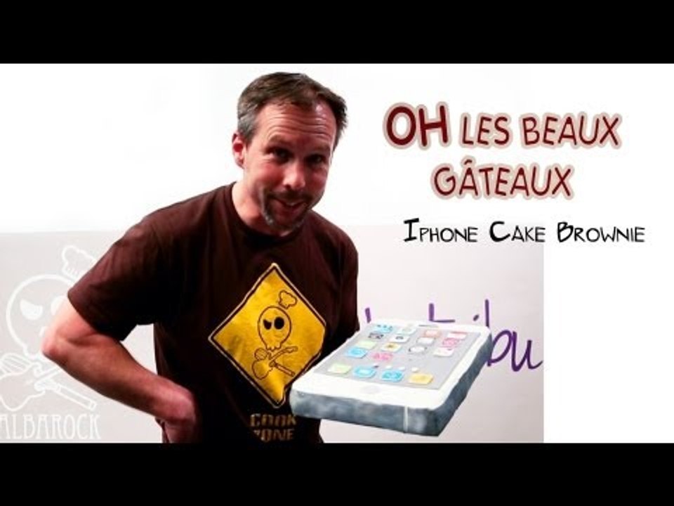 "Oh les beaux gâteaux" & Albarock : la recette du Iphone cake brownie