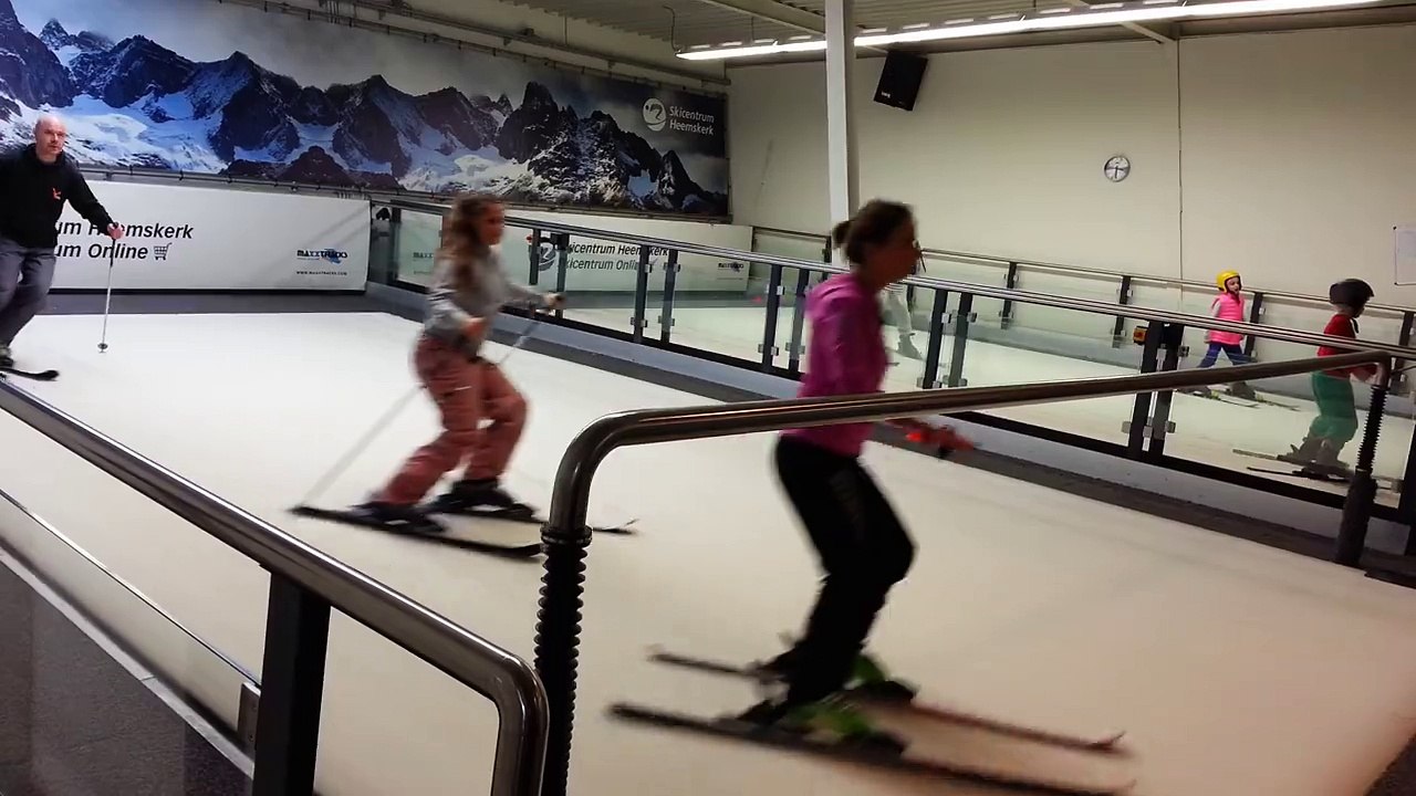 Ski sur un tapis roulant