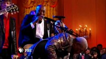 President Obama sings Sweet Home Chicago with B.B. King at White House blues festival