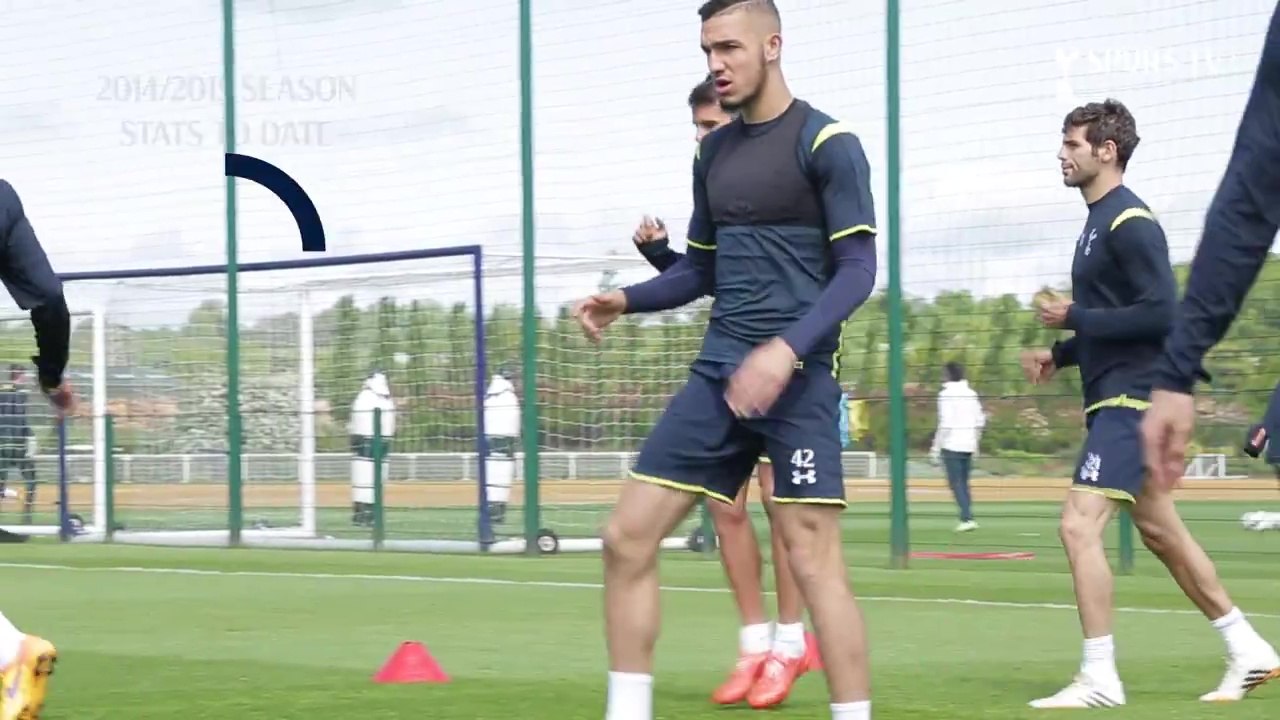 Séance d'entraînement avec Nabil Bentaleb