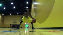 In & Out-Pound-Thru Legs Dribbling Drill
