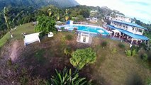 Hotel Cristal Ballena, Uvita, Costa Rica, aerial view with DJI