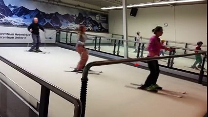 Ski sur un tapis roulant