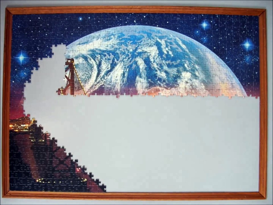 1000 shiny pieces, 1000 photos and shiny San francisco, California