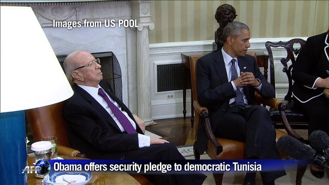 Obama offers democratic Tunisia security pledge