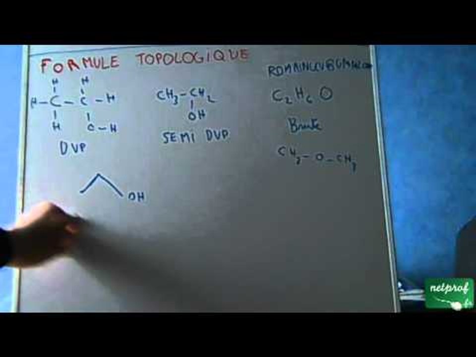 Chimie organique - Formule topologique