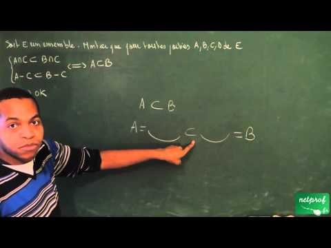 0020 / Ensembles et applications / Démontrer avec les ensembles (6)