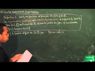 ABC / Généralités sur les fonctions / Représentation graphique d'une fonction