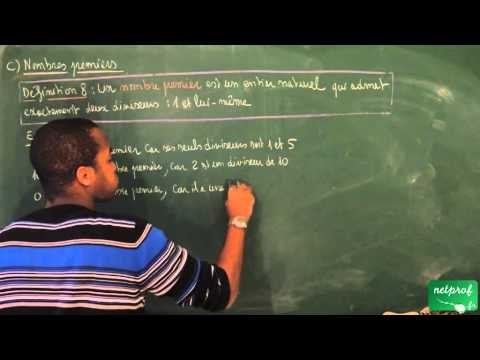 AAK / Nombres, ordre dans R / Nombres premiers