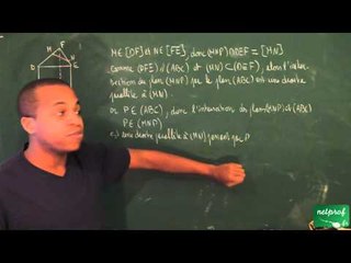 377 / Géométrie dans l'espace / Section d'un prisme droit par un plan
