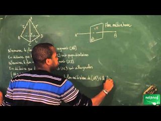 394 / Géométrie dans l'espace / Démontrer en utilisant le plan médiateur d'un segment