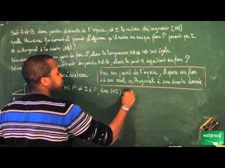 393 / Géométrie dans l'espace / Plan médiateur d'un segment