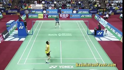 Crazy Defense by Parupalli Kashyap vs Lee Chong Wei - India Open 2014