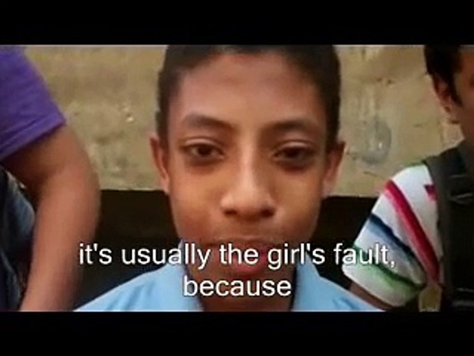 Why do you think women get harassed in the streets of Egypt?