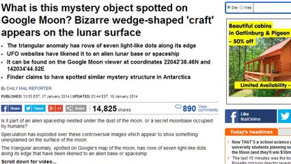 Huge Base or Craft Found On The Moon!