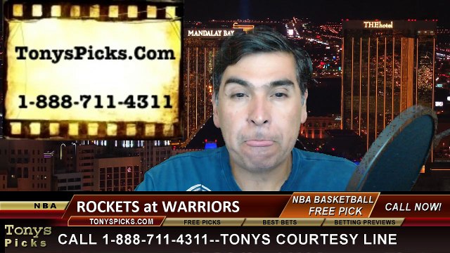 Golden St Warriors versus Houston Rockets NBA Playoff Free Pick Game 2 Odds Prediction Preview 5-21-2015