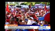 Oficialistas y opositores se enfrentarán en las urnas de elecciones municipales en Venezuela