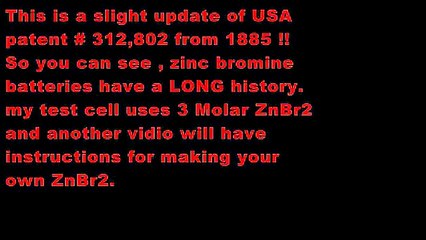 DIY Zinc Bromide Battery