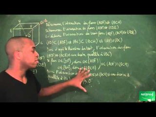 374 / Géométrie dans l'espace / Intersection de trois plans