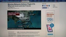 Plane Missing - Flight 370 - UFO - Was Flight 370 Abducted By A Mile Wide UFO?