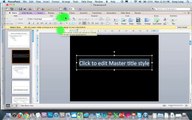 How to convert Word documents into Powerpoint slides (Microsoft 2007, Mac 2011)