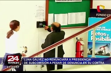 Luna Gálvez no renunciará a presidencia de Subcomisión pese a denuncia en su contra