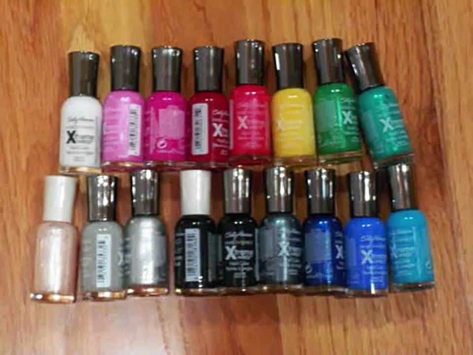 Sally Hansen Xtreme Wear Nail Polish Collection and Mini Review