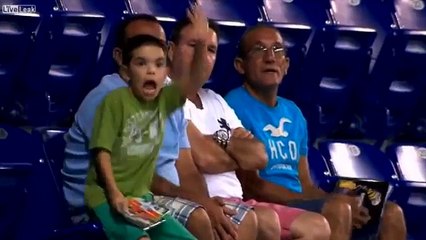 That Marlins Kid Dancing on JumboTron Fan Cam (HD)