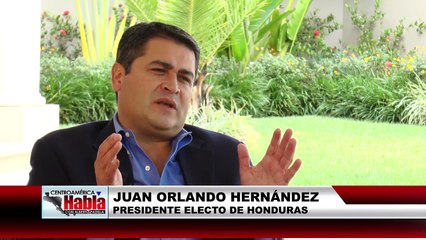 "Centroamérica Habla" con el presidente electo de Honduras, Juan Orlando Hernández