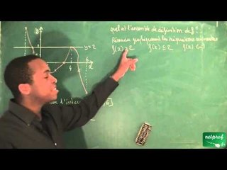 071 / Généralités sur les fonctions / Résolutions d'inéquations graphiquement (2)