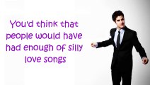 Glee- Silly Love Songs (Lyrics)