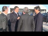Il Presidente del Consiglio Renzi arriva in Lettonia (21.05.15)