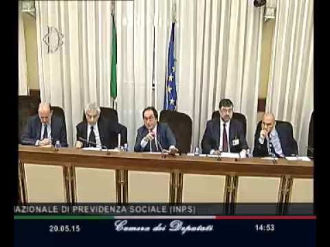 Roma - Audizione Presidente Inps, Boeri (20.05.15)