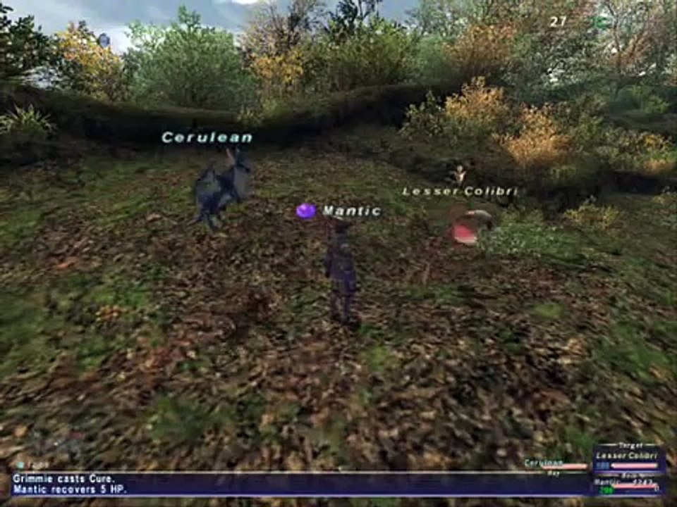 FFXI Dragoon solo Light Skillchain