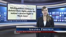 Michigan Education Association & Teamsters unions try to ignore Michigan Right To Work Laws