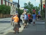 Mitch McConnell, John McCain Protest. A James Pence Video