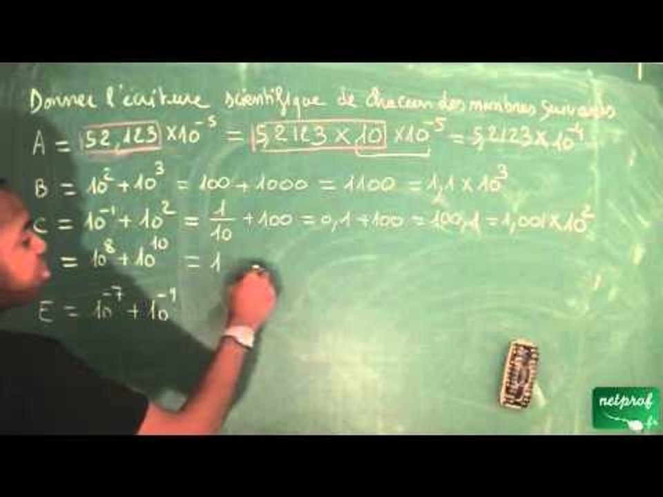 007 / Nombres, ordre dans R / Notation scientifique